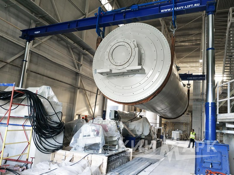 Installation of SACMI continuous drum mill