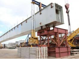 Loading and transportation of bridge beams