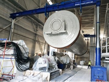 Installation of SACMI continuous drum mill